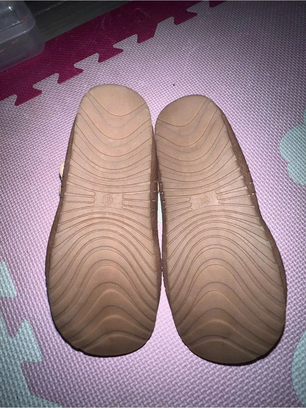 Little Girls Brown Mary Jane Shoes with Strap